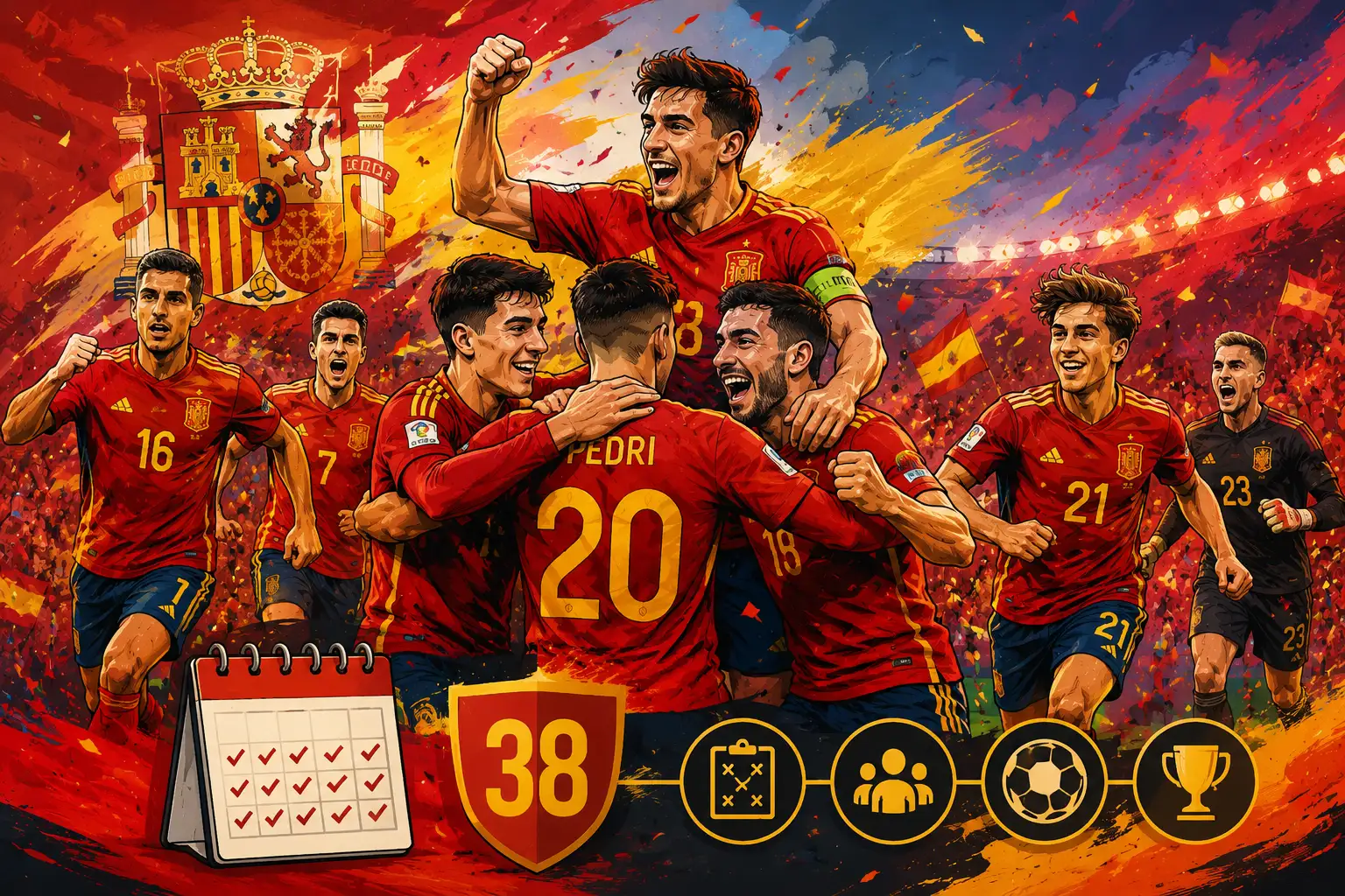 España y su Récord de 38 Partidos Sin Perder: Cómo se Construyó la Racha más Larga del Fútbol Mundial