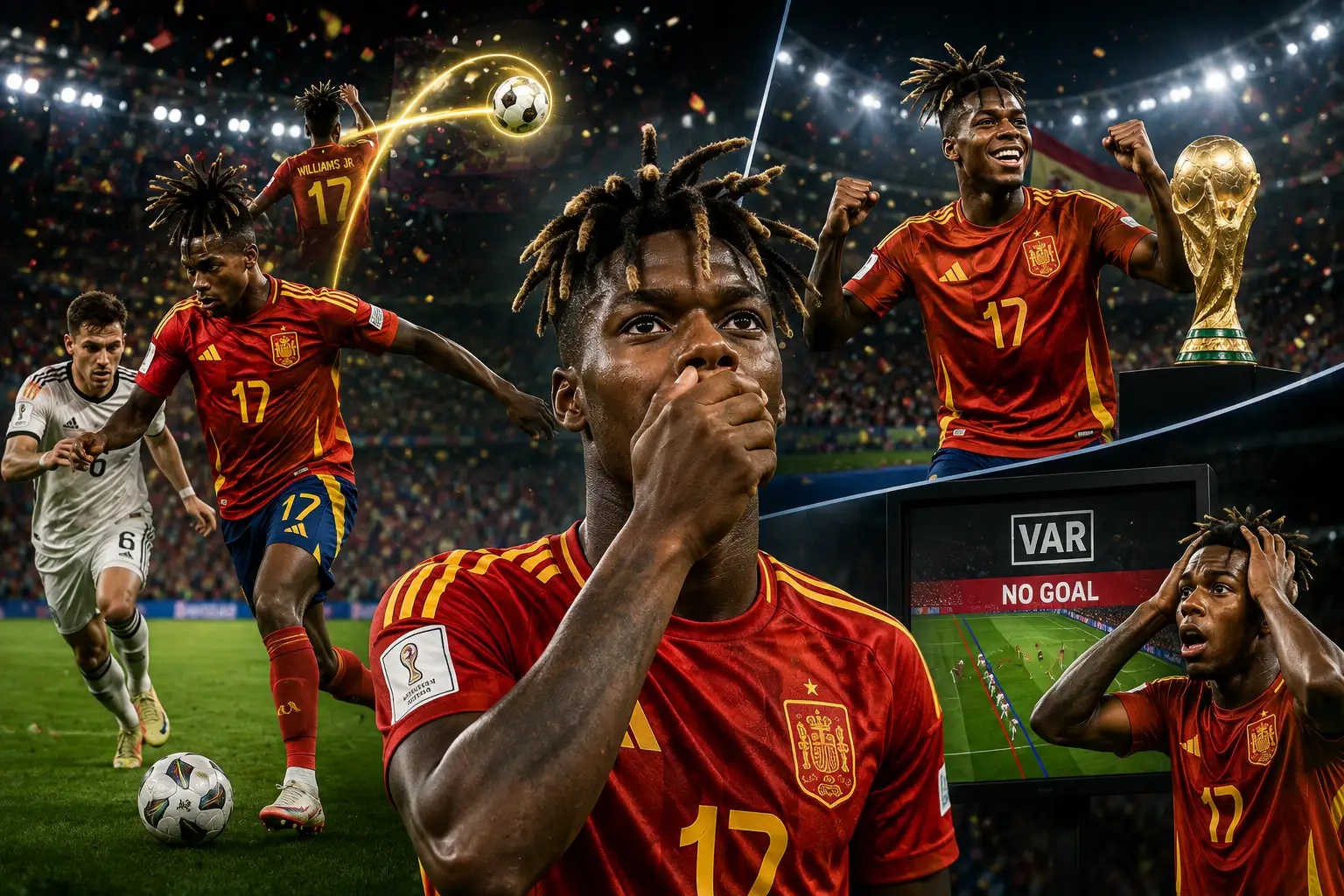 Nico Williams en el Mundial 2026: El Pase del Título, el Gol Anulado y la Historia que Conmovió al Mundo